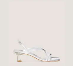 Stuart Weitzman Mid Heel Sandals|The Bridal Collection-CHANGE LOCATION