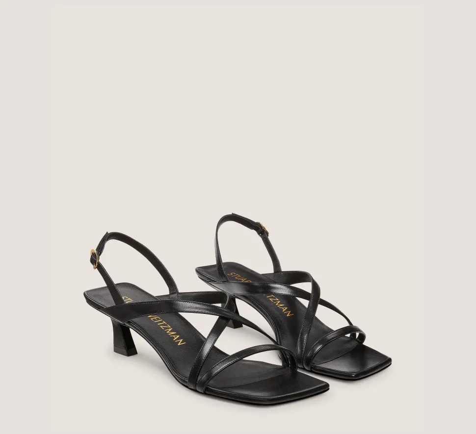 Stuart Weitzman Mid Heel Sandals|The Bridal Collection-CHANGE LOCATION