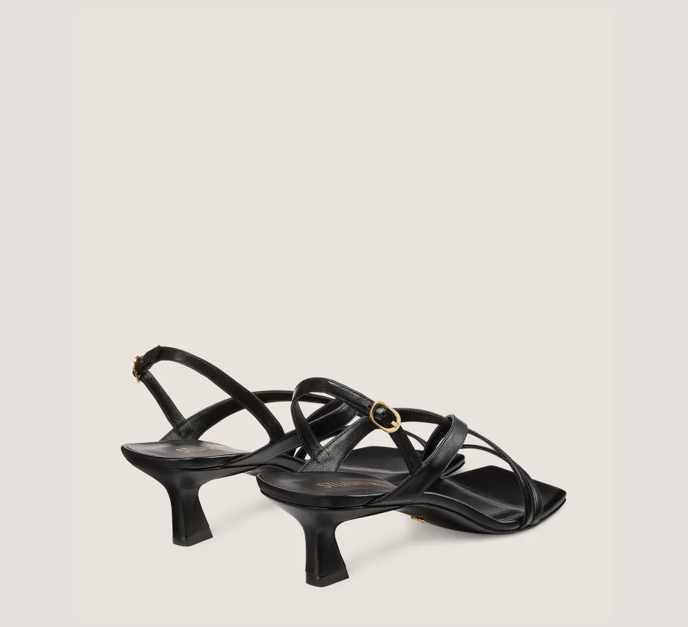 Stuart Weitzman Mid Heel Sandals|The Bridal Collection-CHANGE LOCATION