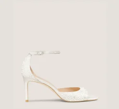 Stuart Weitzman Mid Heel Sandals|The Bridal Collection-CHANGE LOCATION