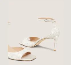 Stuart Weitzman Mid Heel Sandals|The Bridal Collection-CHANGE LOCATION